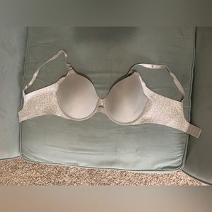 Warner’s Bra - Grey with Leopard Print on band